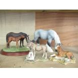 Border Fine Arts Mares & Foals - Thoroughbred Mare & Foal A0147, Every Living Thing - Jenny &