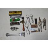 Collection of miniature hand tools to include a boxed Eclipse 4S tool, 2 metal bodied planes by