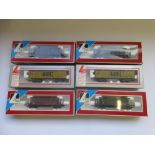 Two Lima OO gauge ARC twin bogey open wagons no. 305670A2, 2 Lima OO gauge twin bogey hopper