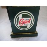 Novelty CD cabinet in the form of a Castrol petrol pump, H50cm