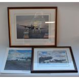 "Warriors of the Air" 431Sqn framed print by Robin Smith, signed by artist. Limited edition 2/