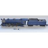 Boxed Aristo Craft Trains 1-gauge Baltimore & Ohio 4-6-2 Pacific steam locomotive with tender.