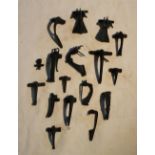 Metal Detector Artefacts - Collection of 17 Roman brooches of various styles for adults and children