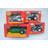Three boxed 1/32 scale Britain's tractor models to include New Holland 8560 (item no 9488), New