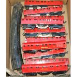 Ever ready OO gauge London Transport underground tube set comprising rolling stock and small