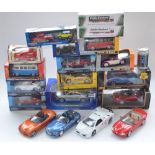 Collection of previously displayed diecast car models, various scales and manufacturers. Includes