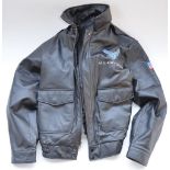 Modern US Air Force style leather jacket by The leather Gallery with 3M Thinsulate lining, size