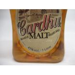 Cardhu Single Malt Highland Scotch Whisky, matured 12 years, 1ltr 43%vol, 1btl