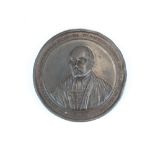 1885 Calvanistic Methodist Church of Wales bronze medallion commemorating 150 years of foundation,