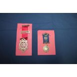 Masonic Royal Arch chapter jewel medal, Grand Lodge of the Water Buffalos medal (2)
