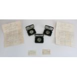 Malawi 1966 Republic Day commemorative crowns in original cases, two with certs. (3)