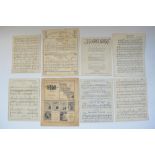 Collection of vintage original music and song scores, mostly military including We'll Meet Again,