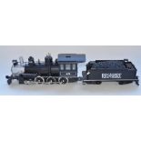 Boxed Bachmann G gauge 4-6-0 Baldwin Rio Grande Southern with tender, sounds, smoke and lights in