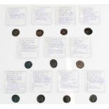 Eleven co-rulers Claudius II and Victorinus 268 - 270AD Roman coins incl. Claudius coin depicting