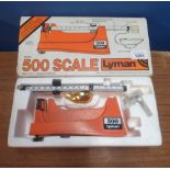 Boxed Lyman 500 scale powder weight