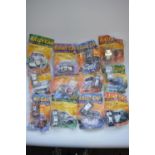 Extensive collection of Rally Car magazines with cased stackable diecast model rally cars from