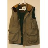 Duck Dry green shooting waistcoat, size L