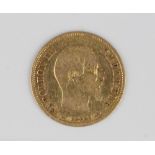 France Napoleon III 1857 gold 10 Francs, 3.2g