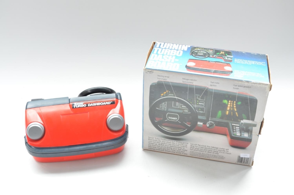 Boxed Turnin' Turbo Dashboard vintage 1980s electronic game from Tomy. Tested and in excellent - Image 4 of 12