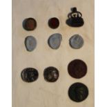 Metal Detector Artefacts - Collection of two Roman coins and two possible reproduction Greek