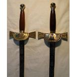 Pair of Wilkinson dress swords to commemorate the 25th anniversary of the liberation of the