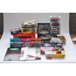Collection of diecast model cars, various scales and manufacturers, incl. 1/43 Minichamps, Schuco,