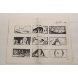 The Lizzie Cundy Collection - James Bond interest: A View to a Kill printed storyboards, printed