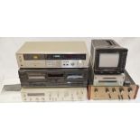 Technics SU-V5 Integrated DC Amplifier, RS-TR232 Stereo Double Cassette Deck and M229X single