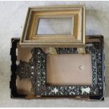 The Amanda Barrie Collection - Unusual mirrored picture frame with ornate castings inc.