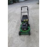 John Deere petrol mower. Engine in good sound condition (blades do not turn)