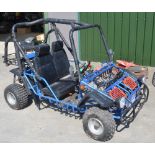 Apache Two wheel drive 2 person petrol powered go-cart/off road vehicle, currently non-starting,