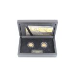 Diamond Jubilees Gold Sovereign Set of 1897 and 2012, consisting of 1897 Victoria gold sovereign and