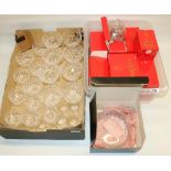 Large quantity of crystal and other glassware, predominantly Royal Brierley, some boxed, including