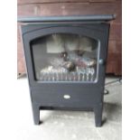 Dimplex MRL20 log burner style electric heater, W38cm D25cm H53cm