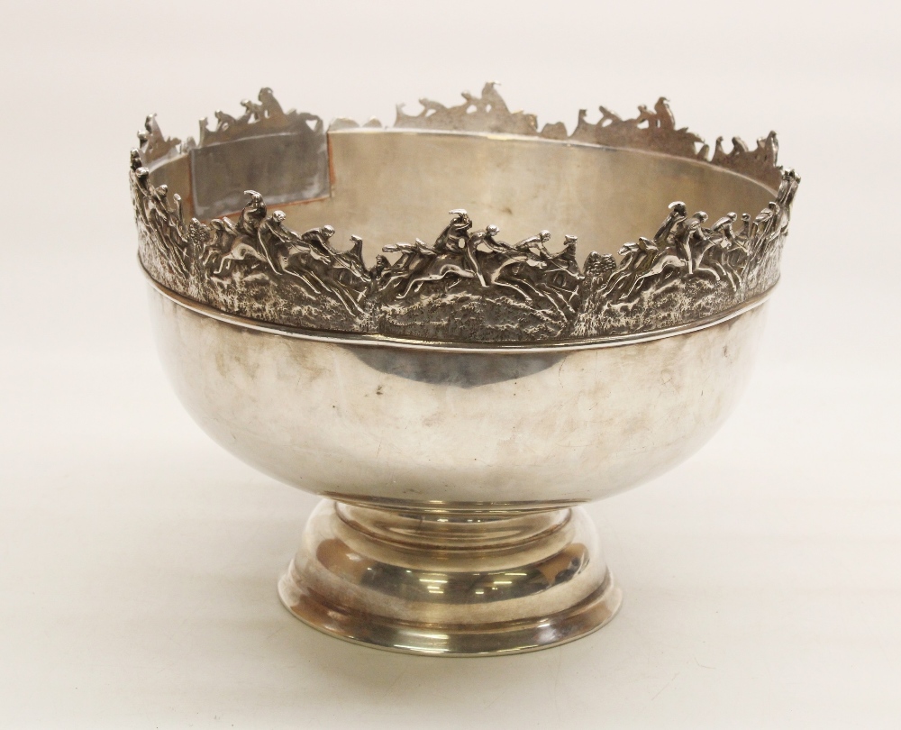 The Lizzie Cundy collection - Pryor Tyzack & Co. Sheffield early c20th EPNS punch bowl on pedestal