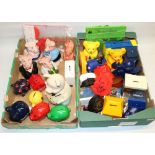 4 1980s Wade NatWest piggy banks, other novelty money boxes inc. a Tardis (2 boxes)