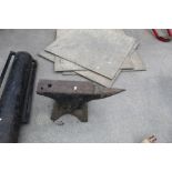 Farriers Anvil 59cm X 25cm X 11cm and a cobblers last