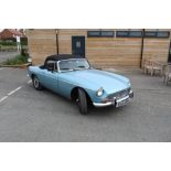 The Amanda Barrie Collection - Stunning MGB roadster 1972. Unique finish. Aston Martin blue.