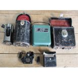 Bricklayers dumpy level and square theodolites with accessories