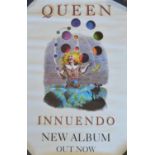 Collection of Queen memorabilia to include two A5 albums containing Official Queen fan club