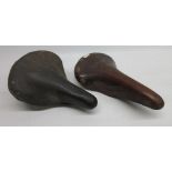 Brooks Champion 'S' bicycle seat and a Brooks Professional bicycle seat (2)