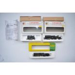 Three boxed N gauge American steam locomotives to include Bachmann Prairie 2-6-2 Union Pacific