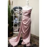 The Lizzie Cundy Collection - Pia Michi pink dress UK size 12 dress, worn by Lizzie Cundy to the '