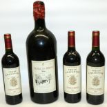 Chateau Les Artigues Medoc 1998 150cl bottle wax sealed with decorated reverse and three Chateau