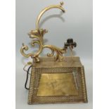 Amanda Barrie collection - C20th Brass desk lamp from Churchill Club Bond St London