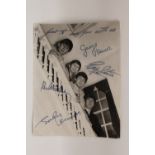 The Lizzie Cundy collection - Facsimile signed photo of the Beatles, 15.9cm x 20.4cm