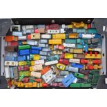 Collection of small scale diecast model vehicles, various scales (mostly 1/64) and manufacturers