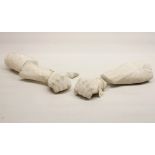 The Lizzie Cundy Collection - Plaster casts of Arnold Schwarzenegger's hands and forearms from the