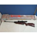 Norica Mod.56 .22 break barrel air rifle, with fitted Nikko Stirling Mount Master 4x32 scope, in