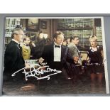 The Sting (1973) photo of Paul Newman and Robert Redford, with signatures 25.5cm x 20.4cm,